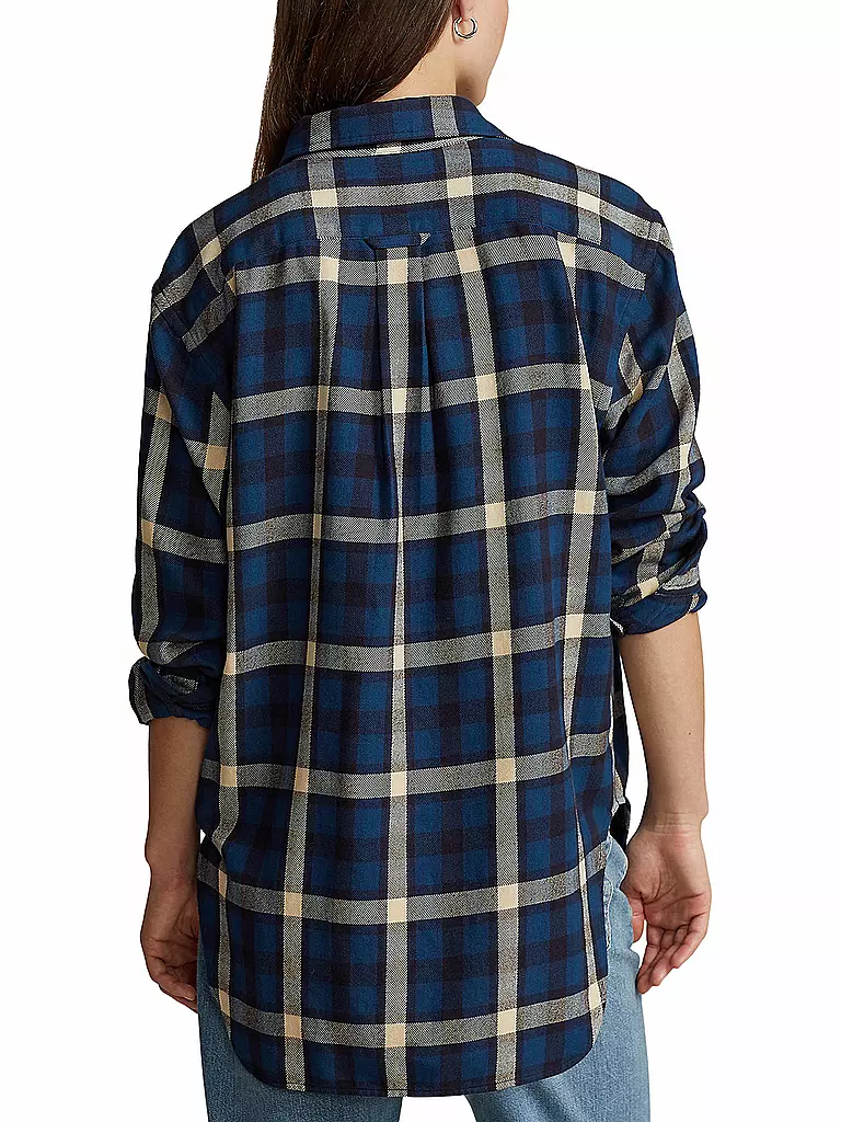 POLO RALPH LAUREN | Flanellbluse | blau