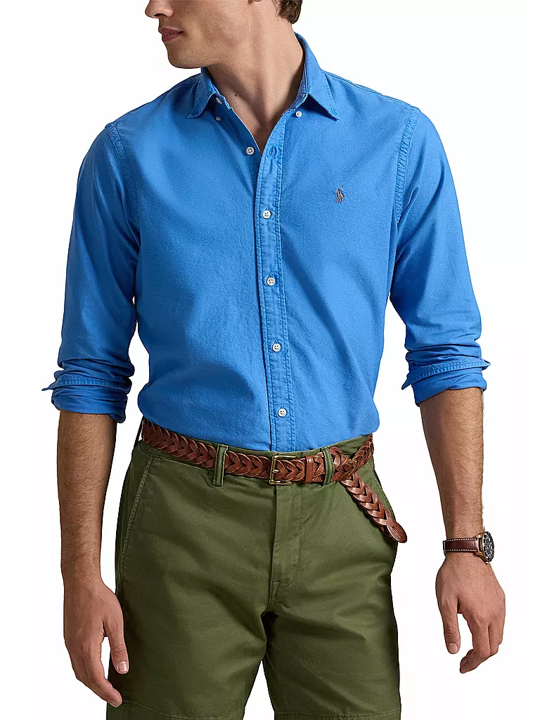 POLO RALPH LAUREN | Hemd Custom Fit  | blau