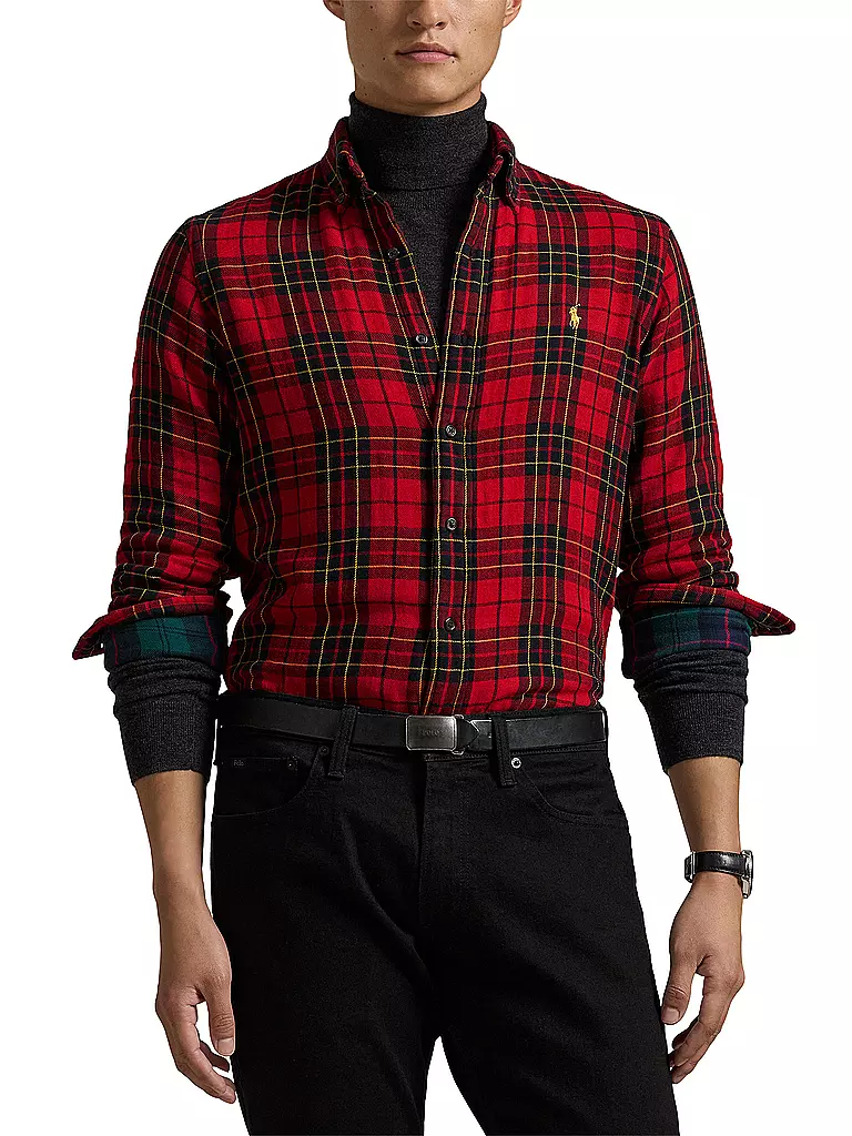 POLO RALPH LAUREN | Hemd Regular Fit  | rot