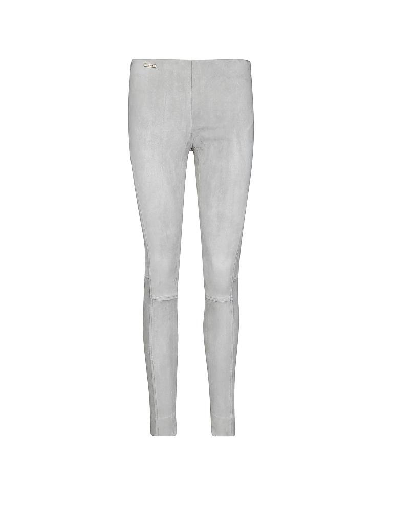 Polo Ralph Lauren Lederleggings Grau S