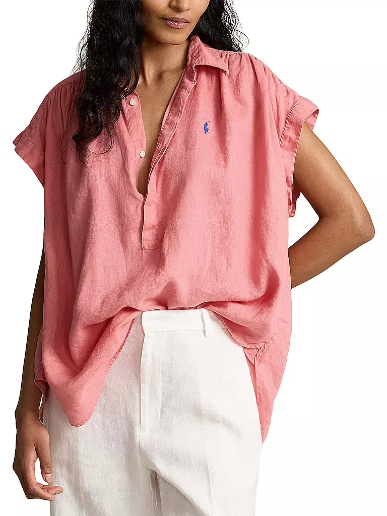 POLO RALPH LAUREN | Leinenbluse | pink