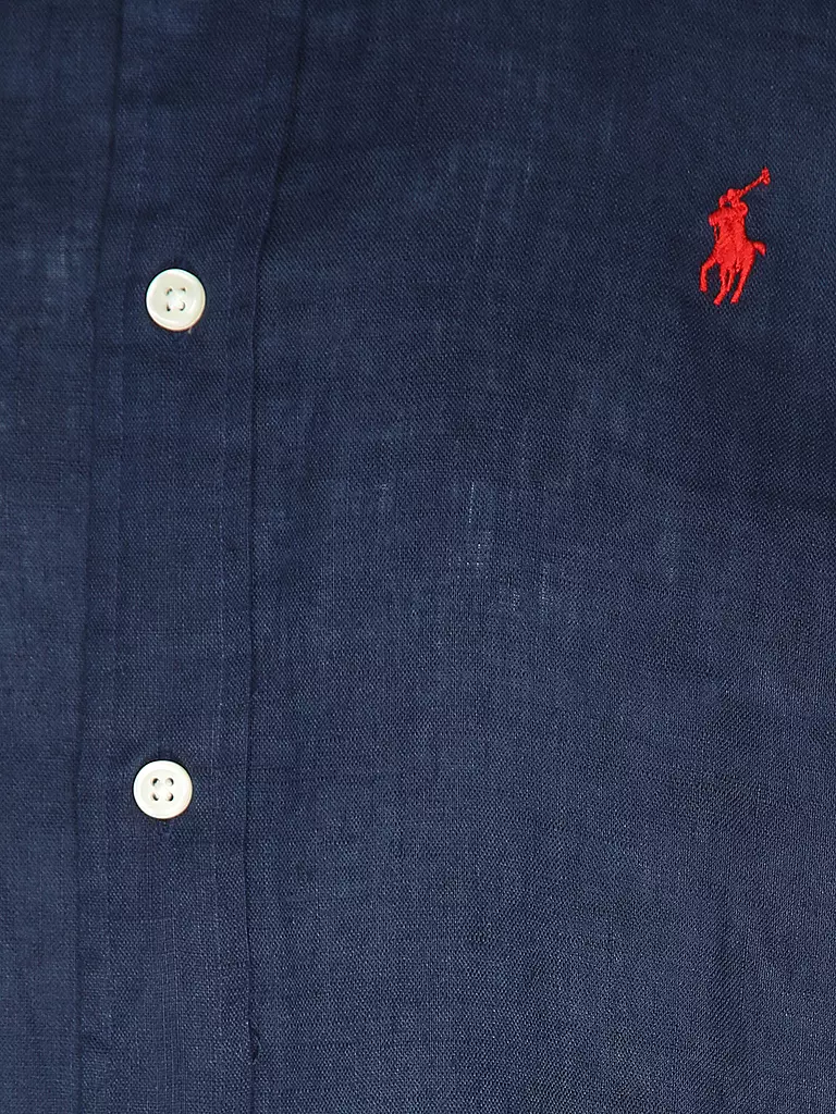 POLO RALPH LAUREN | Leinenhemd Custom Fit | dunkelblau