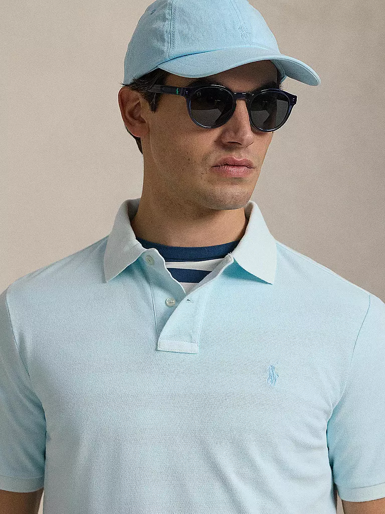 POLO RALPH LAUREN | Poloshirt Custom Fit | hellblau