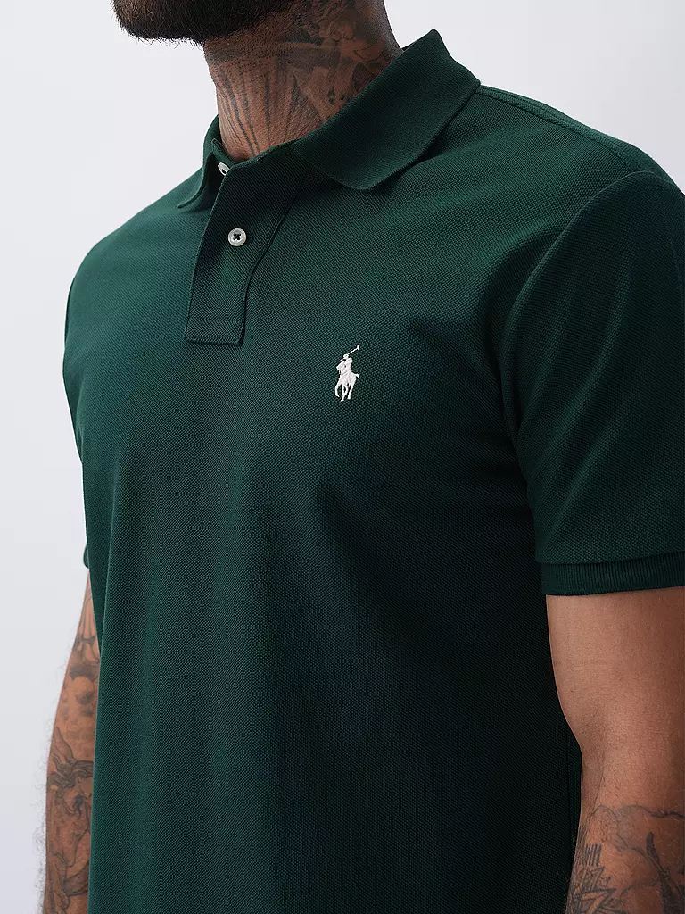 POLO RALPH LAUREN | Poloshirt Custom Slim Fit | dunkelgrün