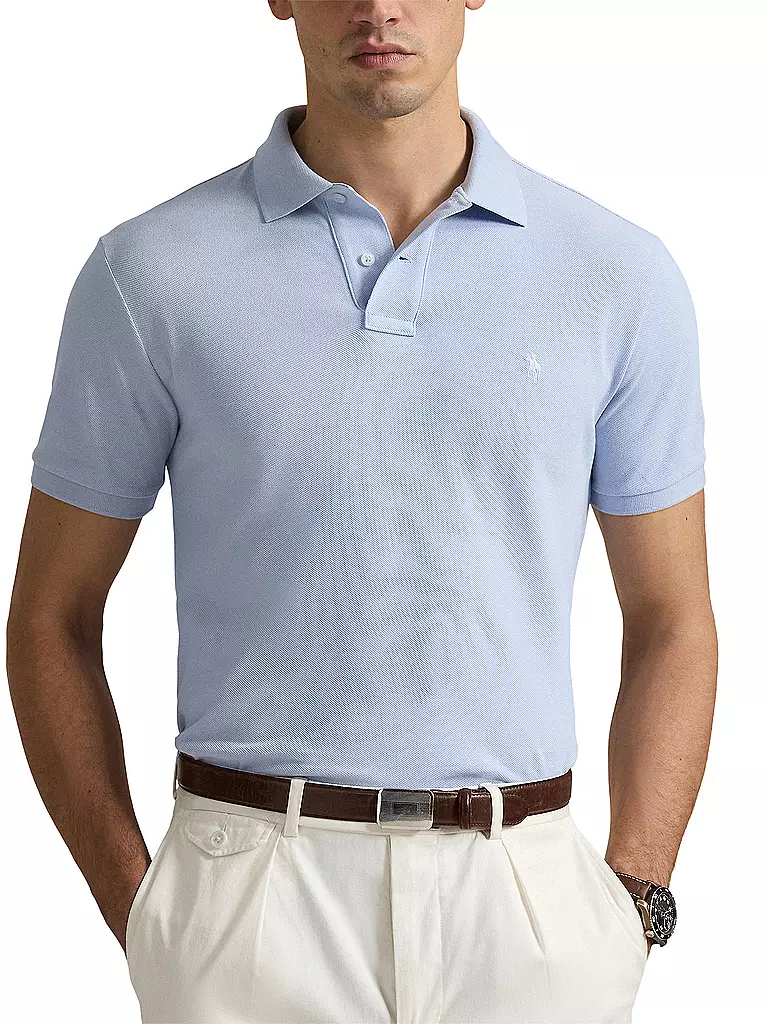 POLO RALPH LAUREN | Poloshirt Custom Slim Fit | hellblau