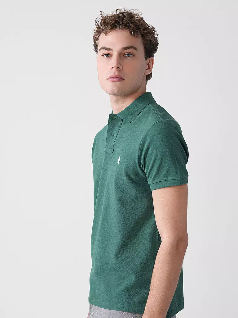 POLO RALPH LAUREN | Poloshirt Custom Slim Fit | dunkelgrün