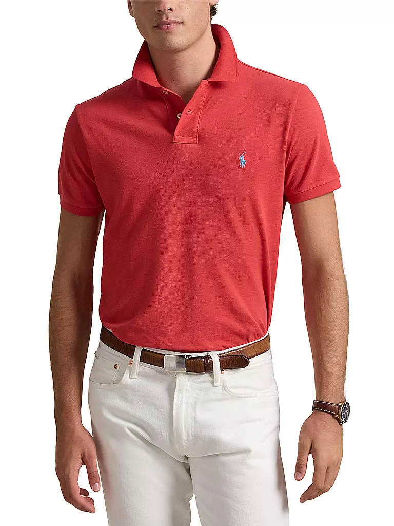 POLO RALPH LAUREN | Poloshirt Custom Slim Fit | rot