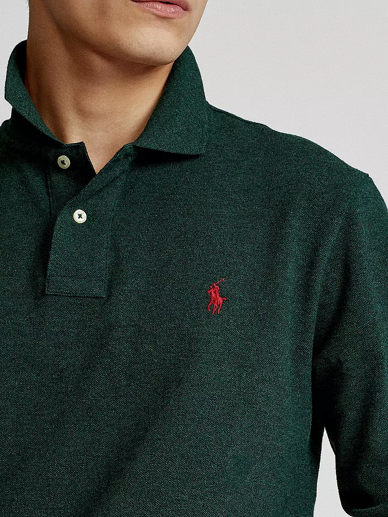 POLO RALPH LAUREN | Poloshirt Custom Slim Fit | dunkelgrün