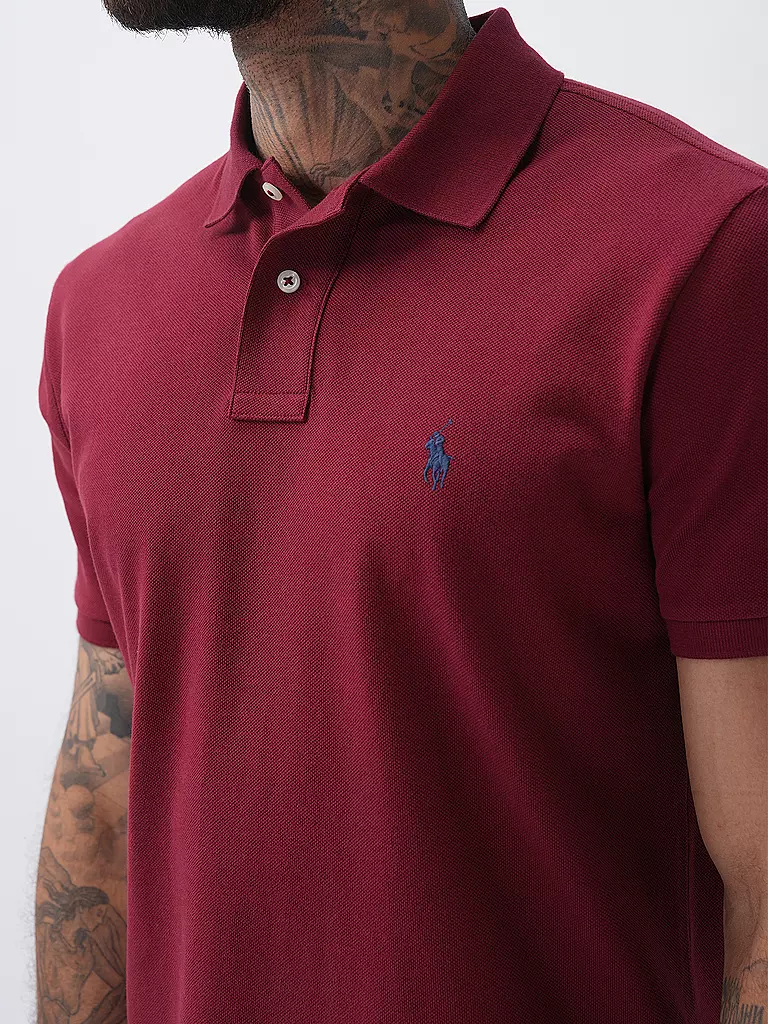 POLO RALPH LAUREN | Poloshirt Custom Slim Fit | dunkelrot