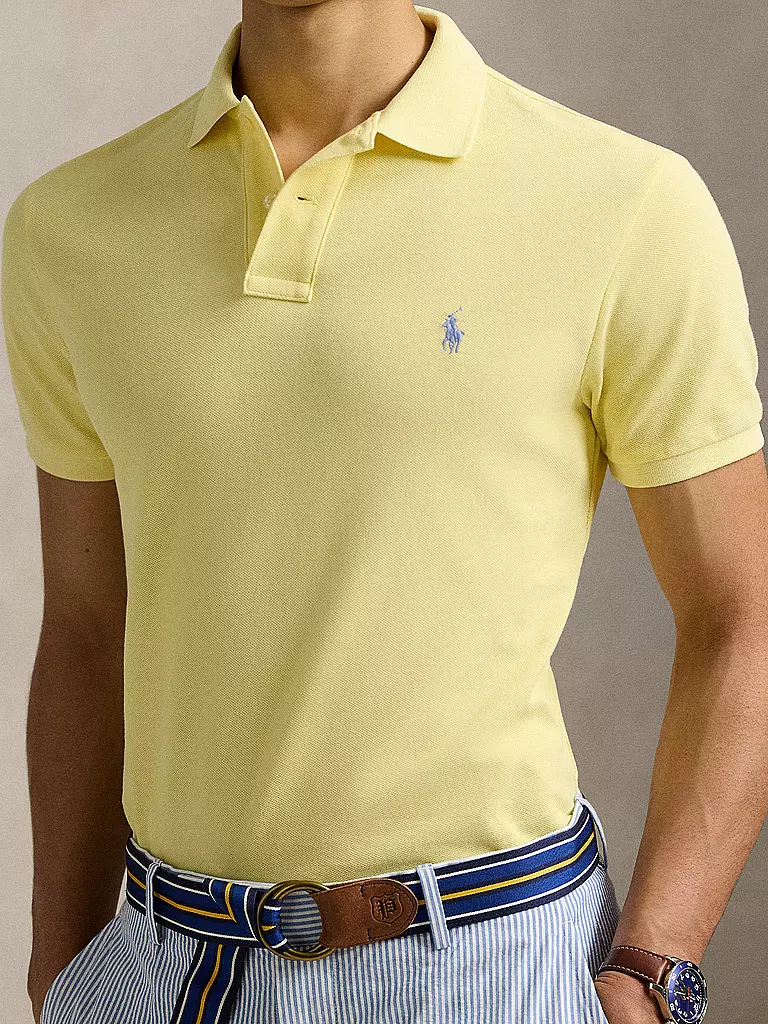 POLO RALPH LAUREN | Poloshirt Custom Slim Fit | gelb