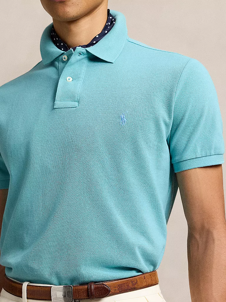 POLO RALPH LAUREN | Poloshirt Custom Slim Fit | türkis