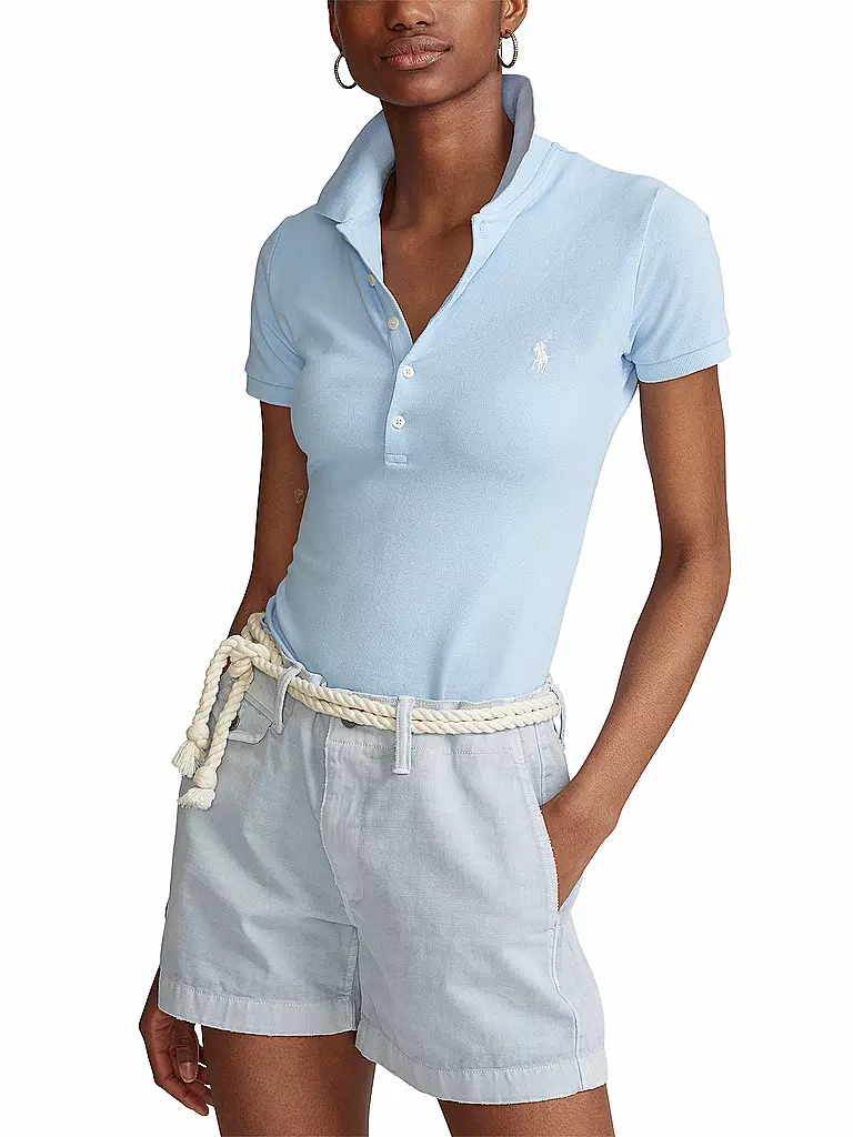 POLO RALPH LAUREN | Poloshirt Slim Fit JULIE | hellblau