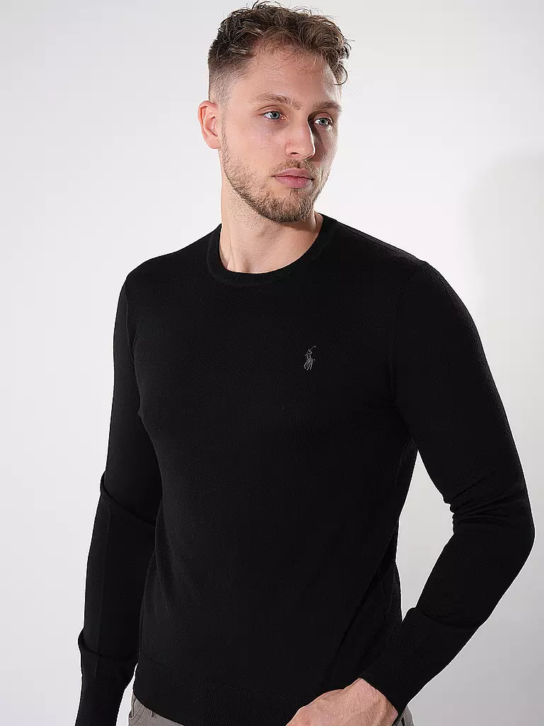 POLO RALPH LAUREN | Pullover Slim Fit | schwarz