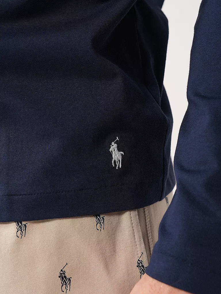 POLO RALPH LAUREN | Pyjama Langarmshirt | blau