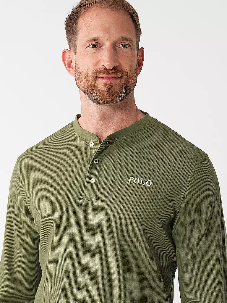 POLO RALPH LAUREN | Pyjamashirt  | dunkelgrün