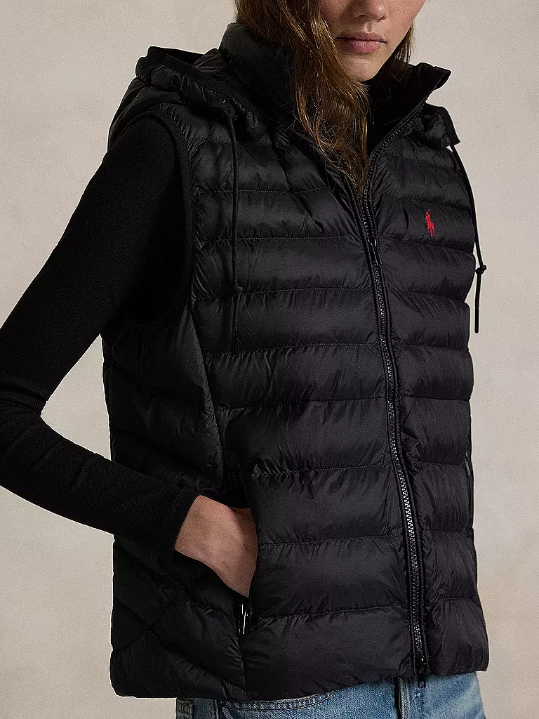 POLO RALPH LAUREN | Steppgilet | schwarz