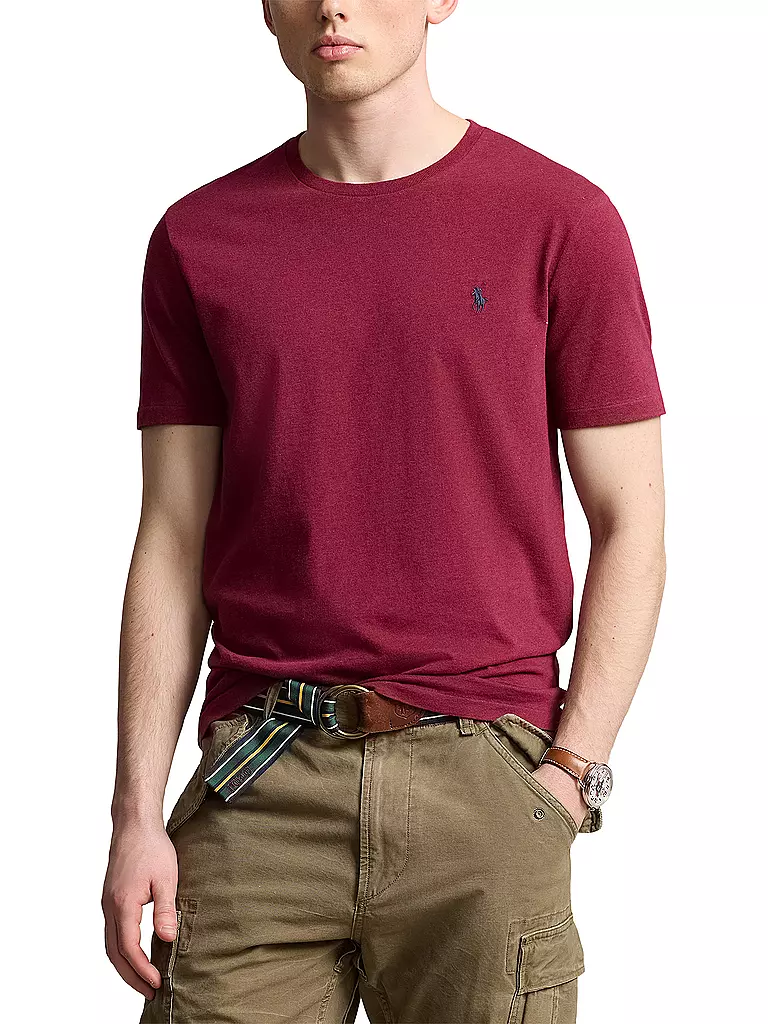 POLO RALPH LAUREN | T Shirt Custom Slim Fit | rot