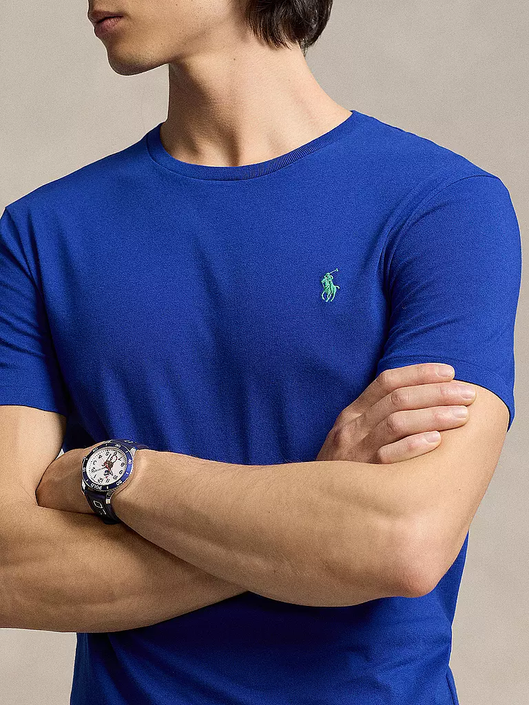 POLO RALPH LAUREN | T Shirt Custom Slim Fit | blau