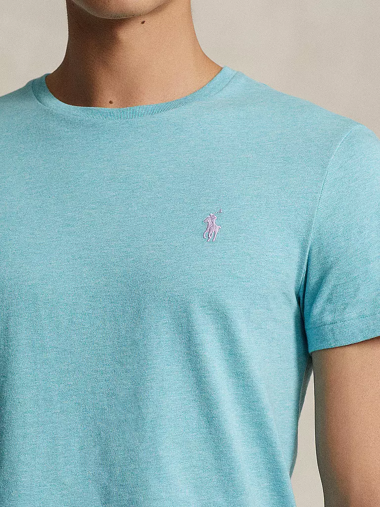 POLO RALPH LAUREN | T-Shirt Custom Slim Fit | hellblau