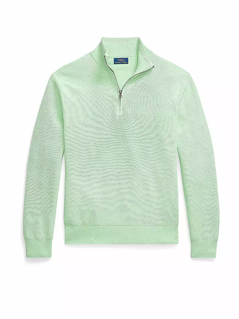 POLO RALPH LAUREN | Troyer Pullover  | hellgrün