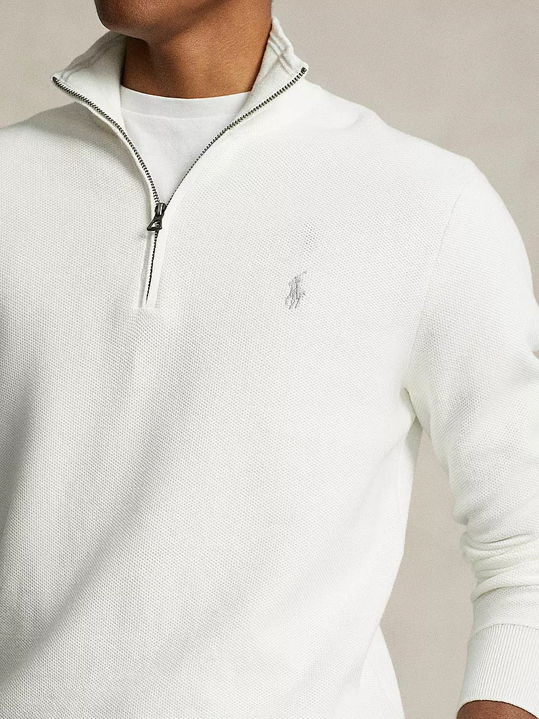 POLO RALPH LAUREN | Troyer Pullover  | weiss