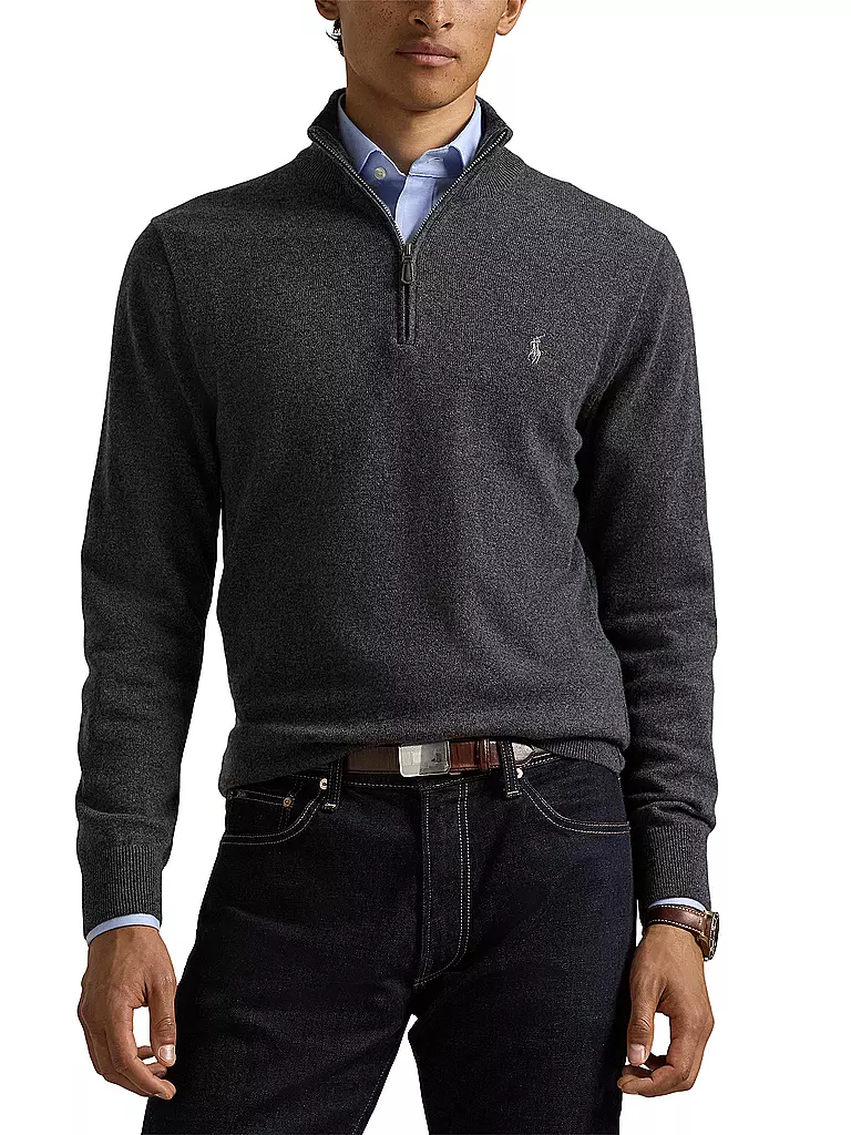 POLO RALPH LAUREN | Troyer Pullover Regular Fit | grau