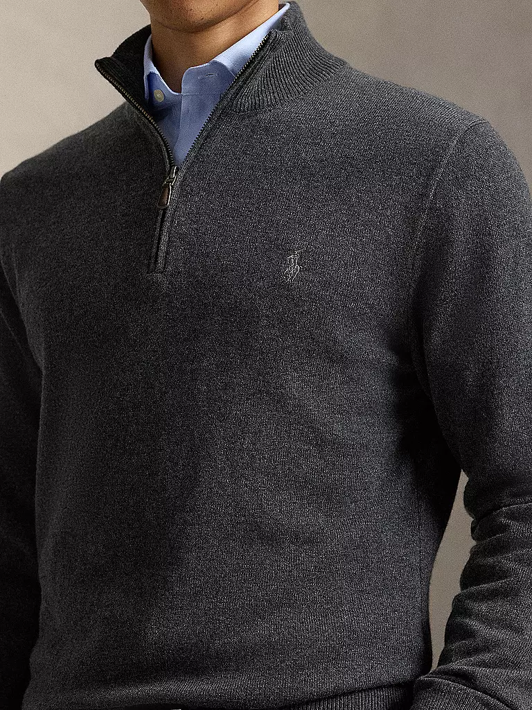 POLO RALPH LAUREN | Troyer Pullover Regular Fit | grau