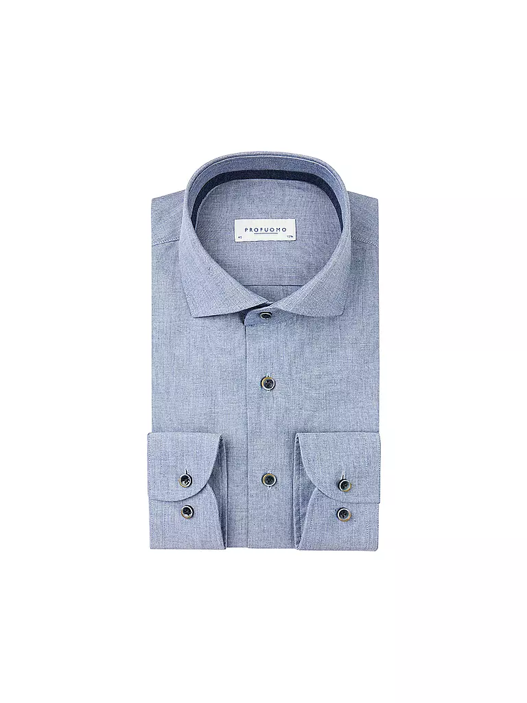 PROFUOMO | Hemd Slim Fit  | blau