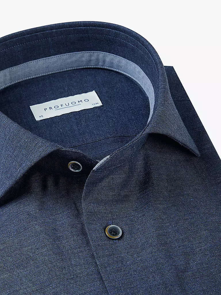 PROFUOMO | Hemd Slim Fit  | dunkelblau