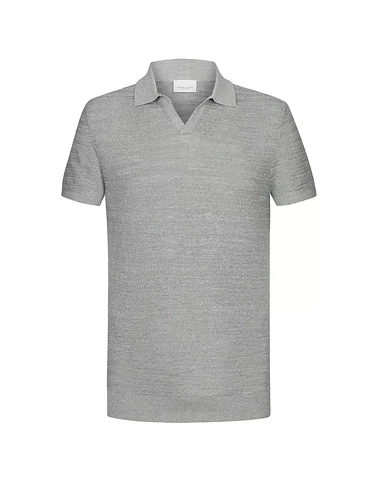 PROFUOMO | Poloshirt  | hellgrau