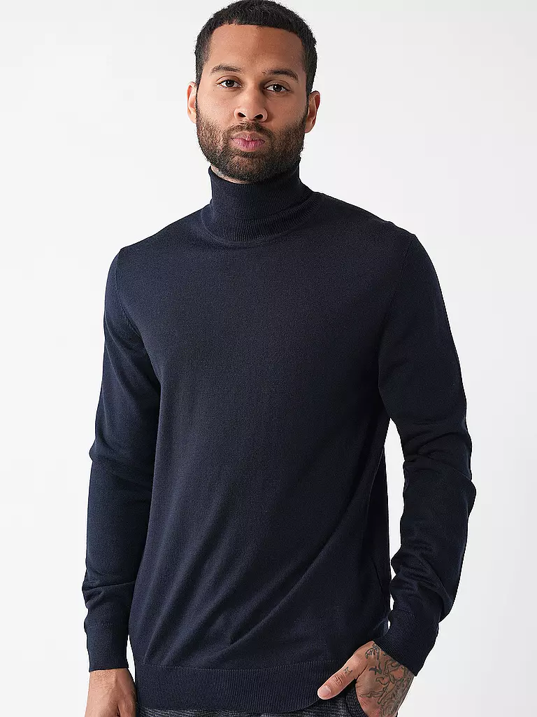 PROFUOMO | Rollkragenpullover | schwarz