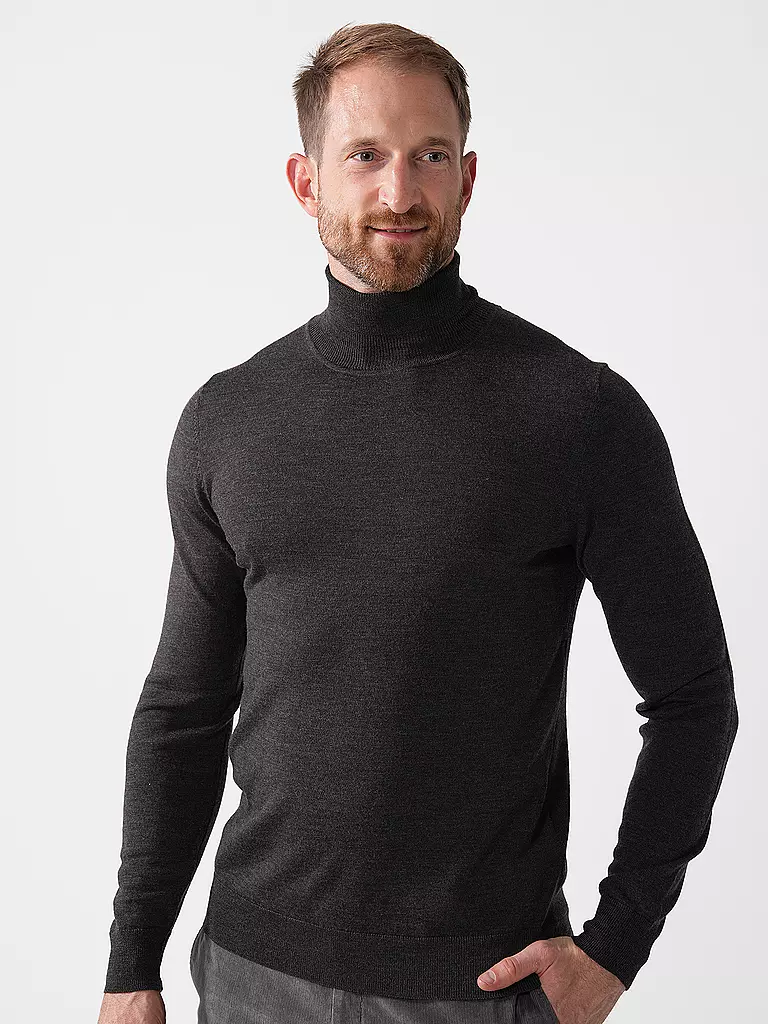 PROFUOMO | Rollkragenpullover | dunkelblau