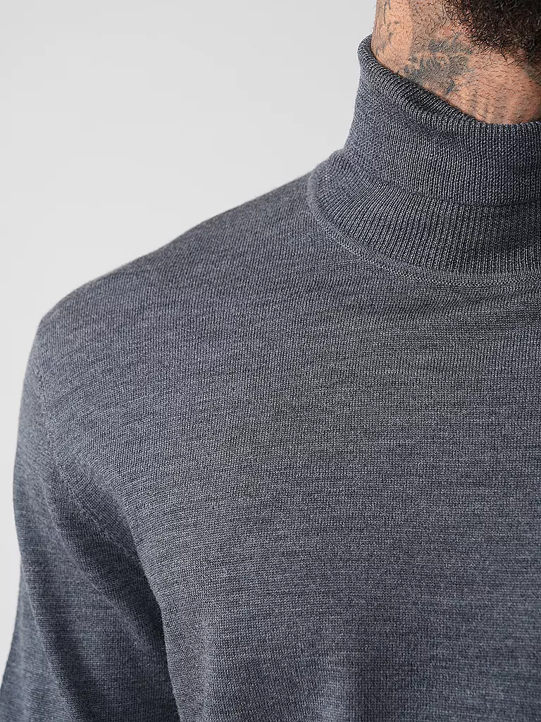 PROFUOMO | Rollkragenpullover | dunkelblau