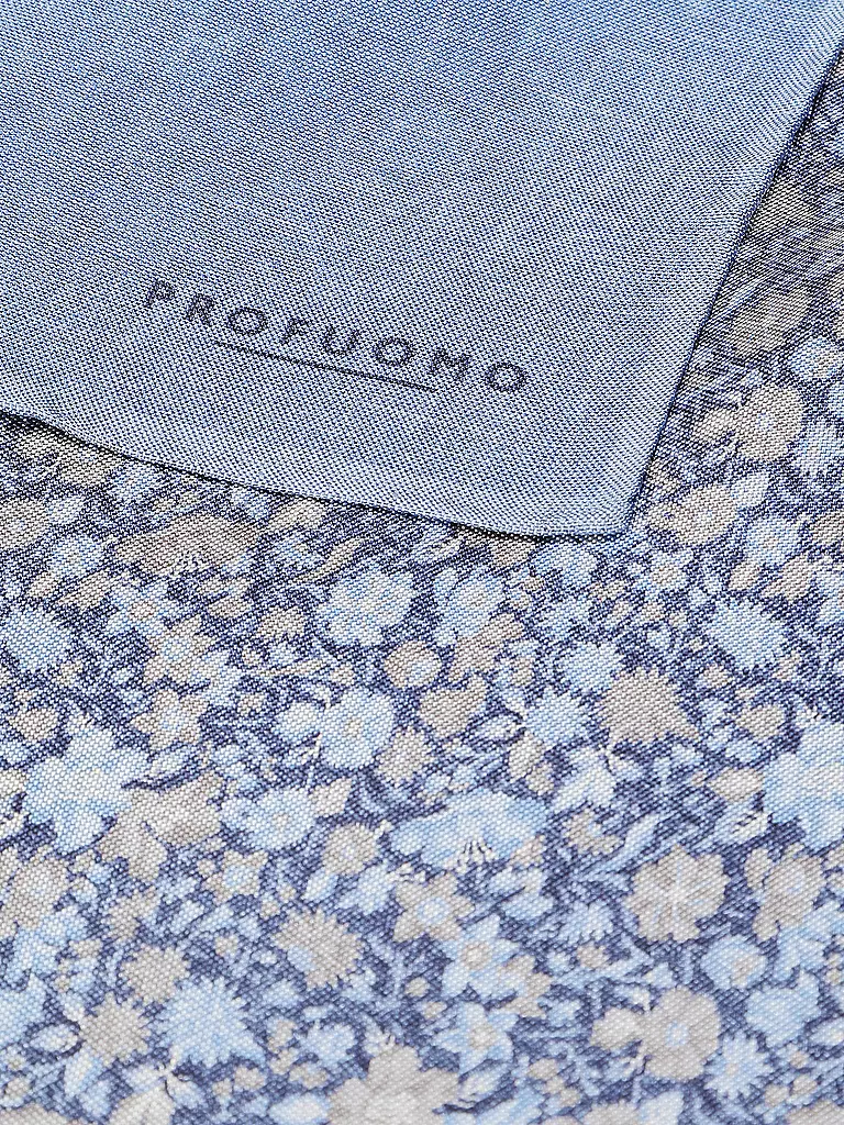 PROFUOMO | Seiden Stecktuch | blau