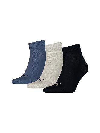 PUMA | Sneakersocken 3-er Pkg. navy grey blue