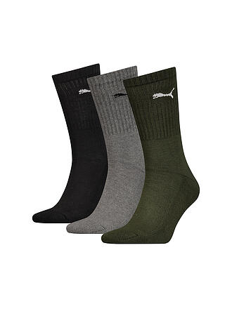 PUMA | Socken 3er Pkg green combo