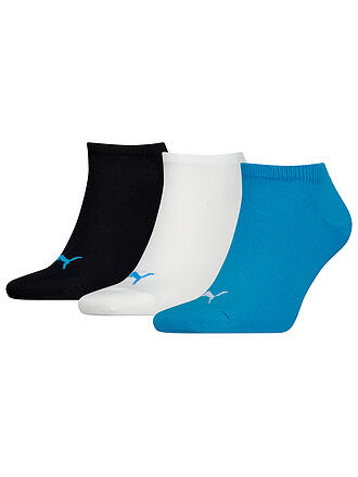 PUMA | Sneakersocken 3-er Pkg. aqua combo