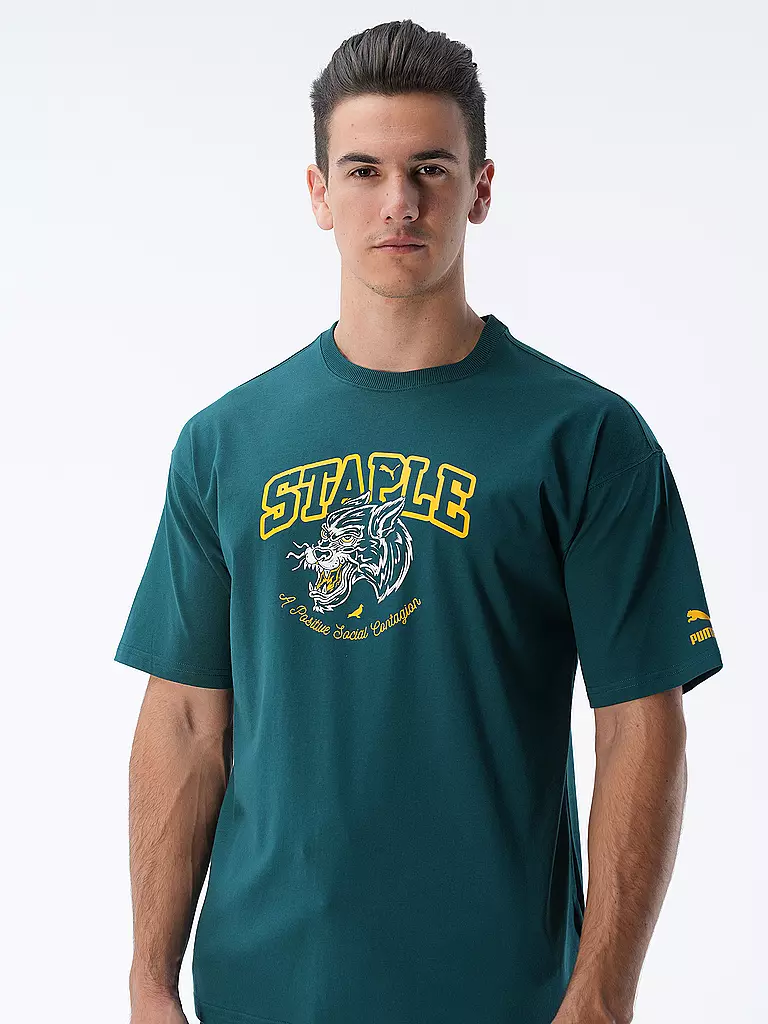 PUMA | T-Shirt PUMA X STAPLE | petrol