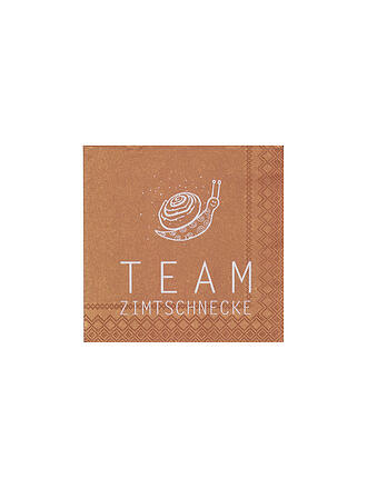 RAEDER | Weihnachts-Servietten 25x25cm TEAM ZIMTSCHNECKE 