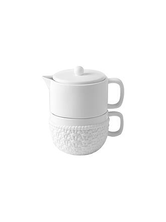 RAEDER | Kanne mit Tasse 9,5x14,5cm STRICK