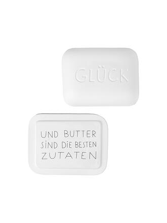 RAEDER | Butterdose GUTEN MORGEN 14,5x11,5cm Glück