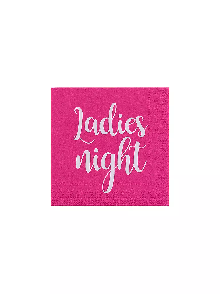 RAEDER | Cocktail Servietten 25x25cm LADIES NIGHT | pink