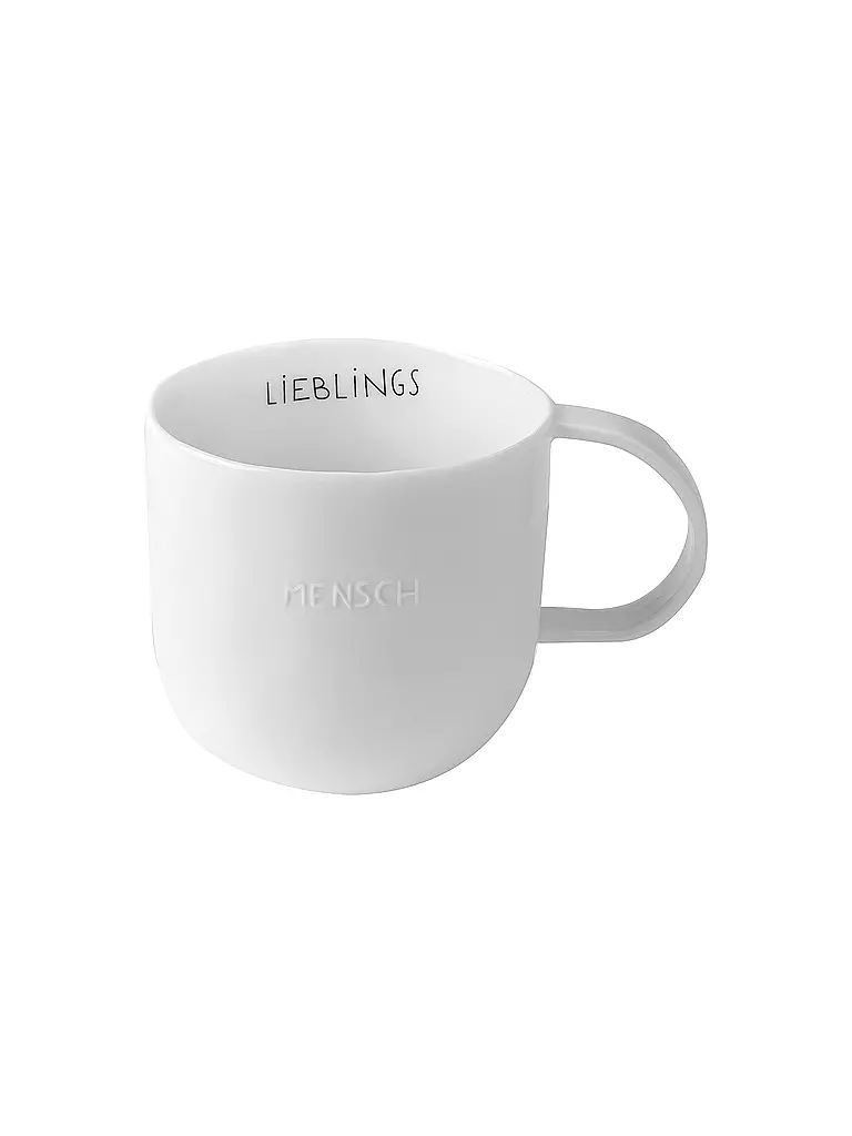 RAEDER | Tasse GUTEN MORGEN 300ml Lieblingsmensch | weiss