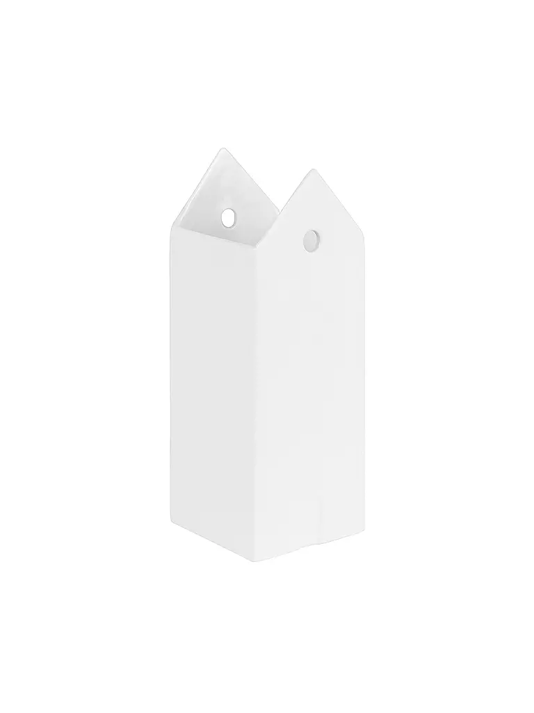 RAEDER | Vase 5,5x15cm Haus der schönen Dinge TURM Weiss | weiss