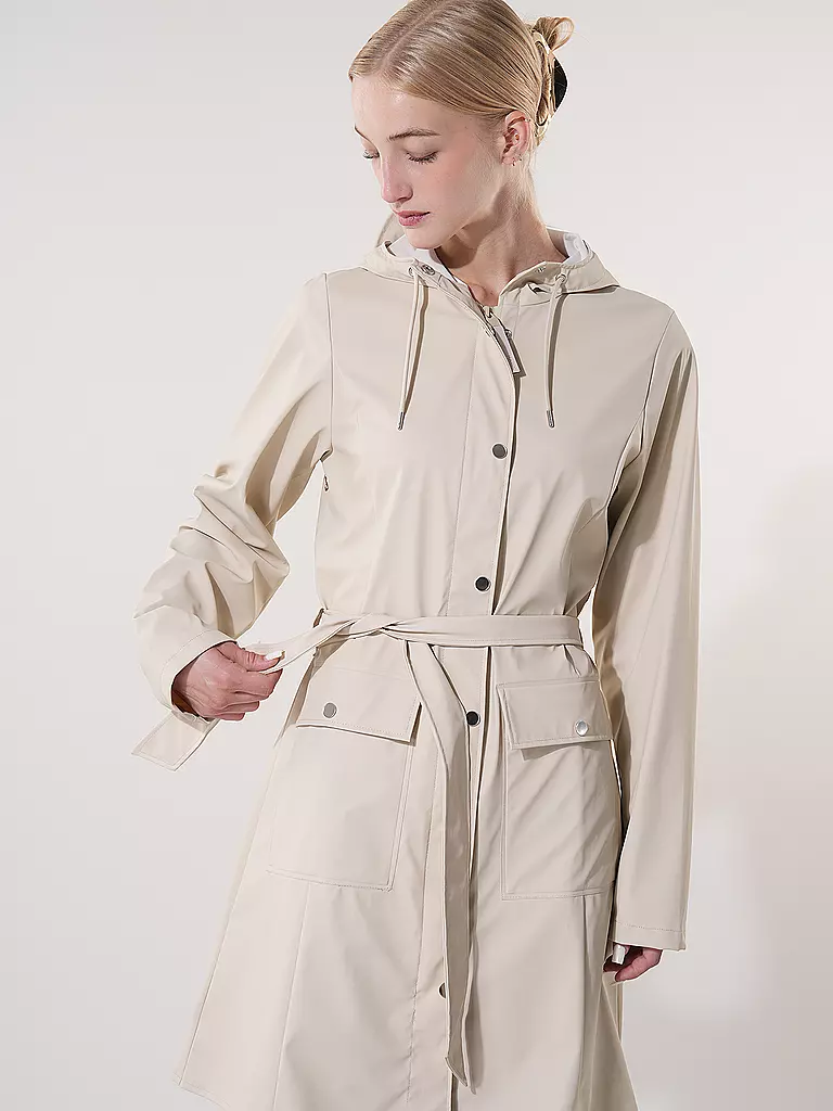 RAINS | Regenjacke CURVE W JACKET  | beige