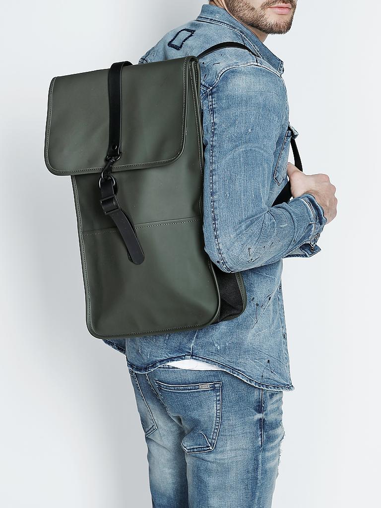 RAINS Rucksack olive