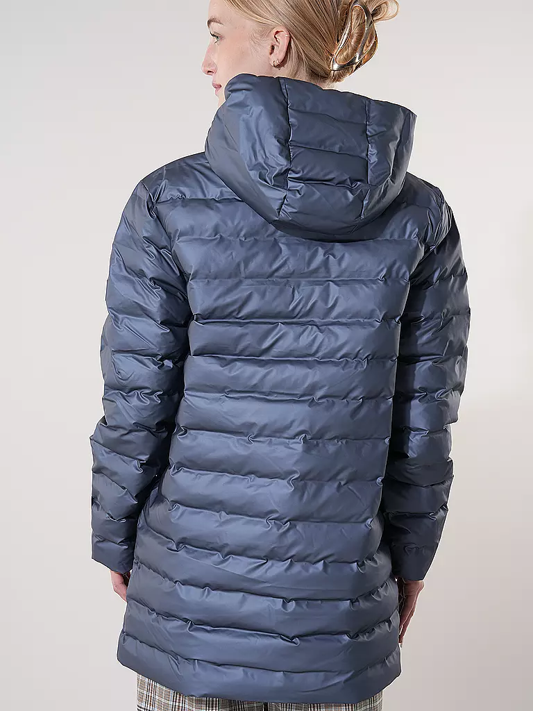 RAINS | Steppjacke LOHJA LONG PUFFER JACKET | schwarz