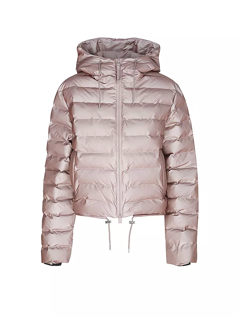 RAINS | Steppjacke LOHJA SHORT PUFFER JACKET | silber