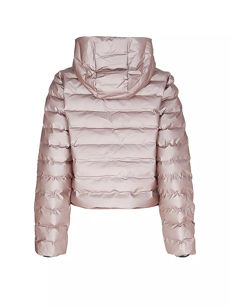 RAINS | Steppjacke LOHJA SHORT PUFFER JACKET | silber