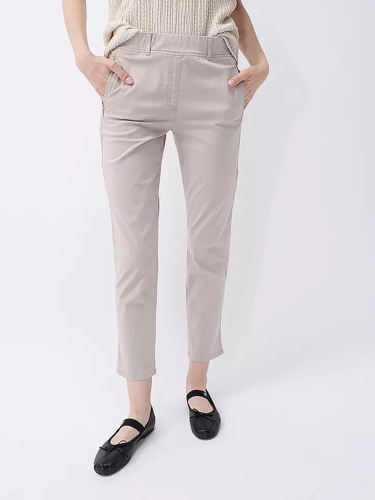 RAPHAELA BY BRAX | Hose Super Slim Fit 6/8 LAVINA ZIP | creme